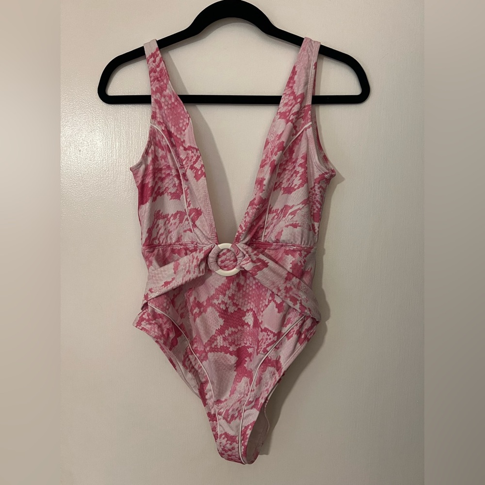 NWOT Beach Riot Plunge One Piece Bathing Suit